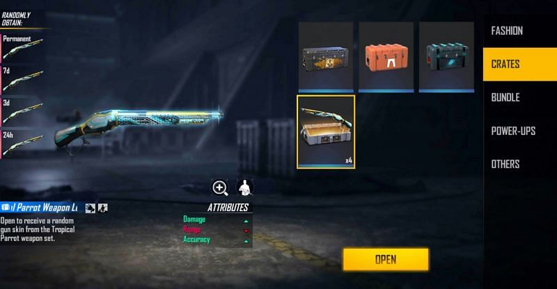 The Tropical Parrot Weapon loot crate