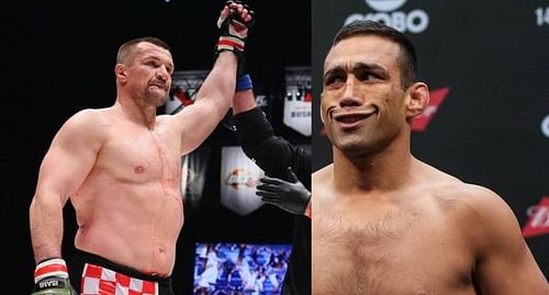 Mirko Cro Cop (left); Fabricio Werdum (right)