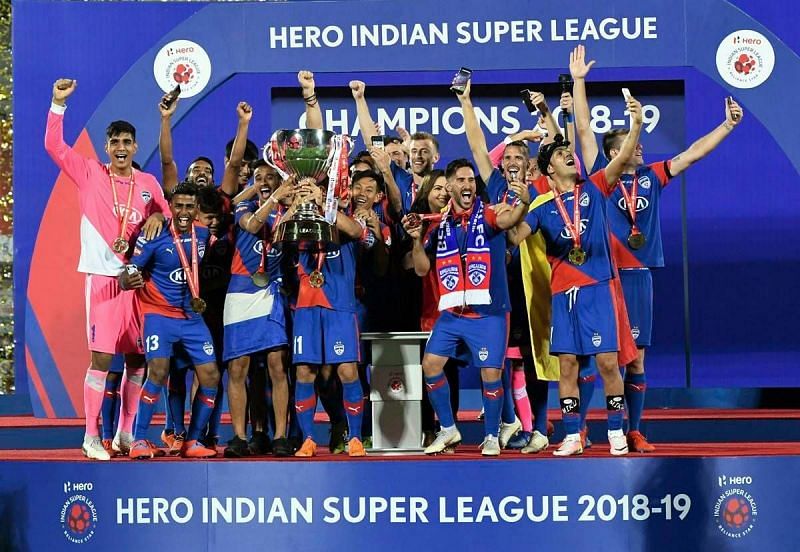 Bengaluru FC won the the 2018-19 ISL, thanks to a Rahul Bheke goal in the final (Picture credit: PTI)