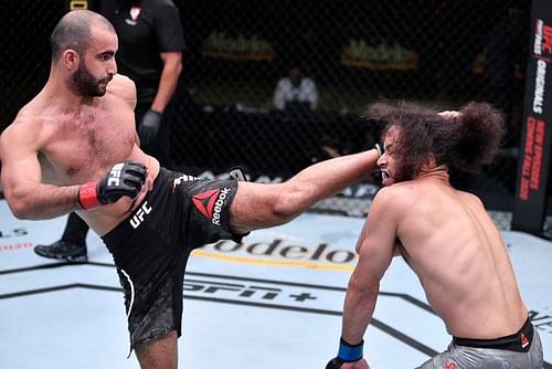 Giga Chikadze with a head kick KO at UFC Vegas 13