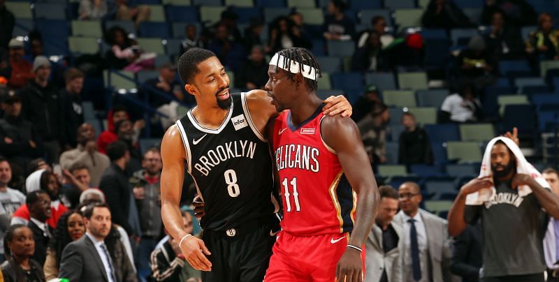 Spencer Dinwiddie and Jrue Holiday