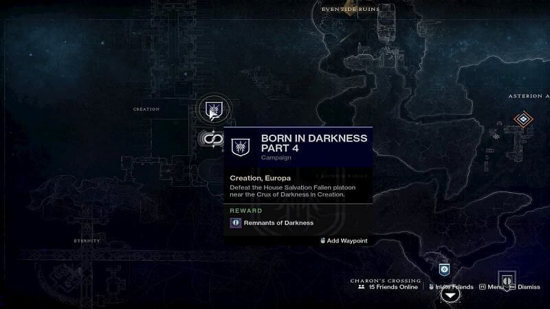 Destiny 2 Born in Darkness Part 4 Quest Guide