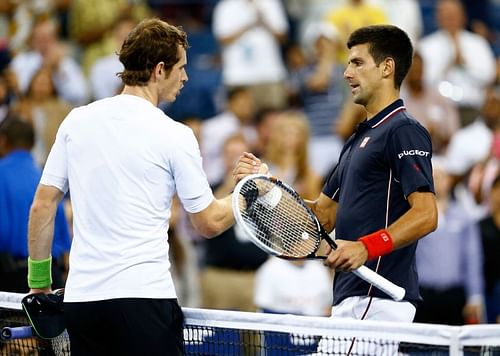 Novak Djokovic and Andy Murray