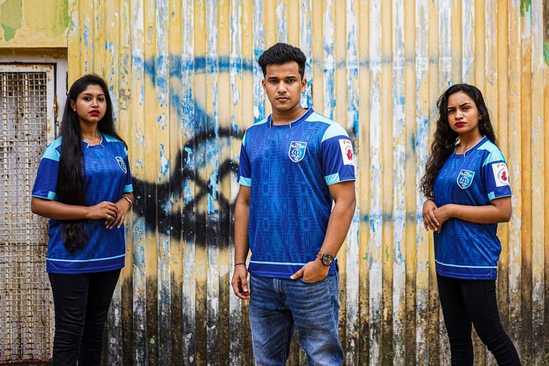 Kerala Blasters&#039; away kit styled by KBFC fans