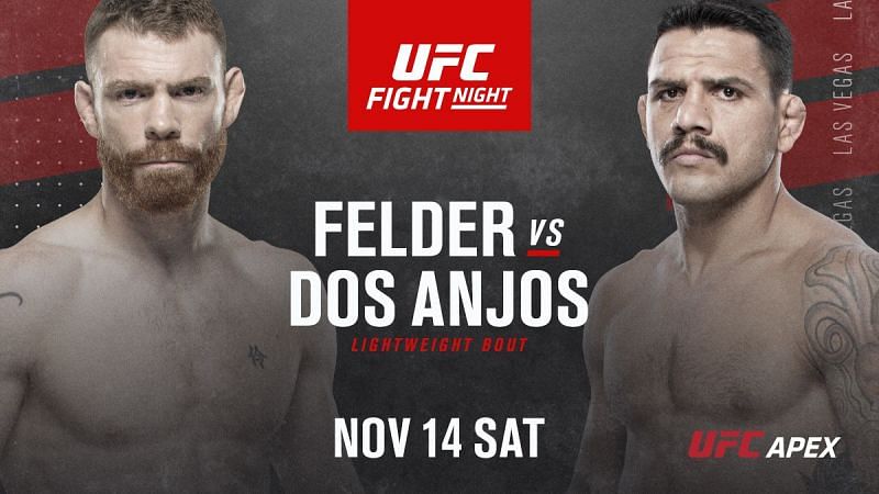 In a late notice fight, Paul Felder faces Rafael dos Anjos in this weekend&#039;s UFC main event