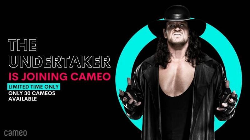 WWE launched a Cameo account for The Undertaker.