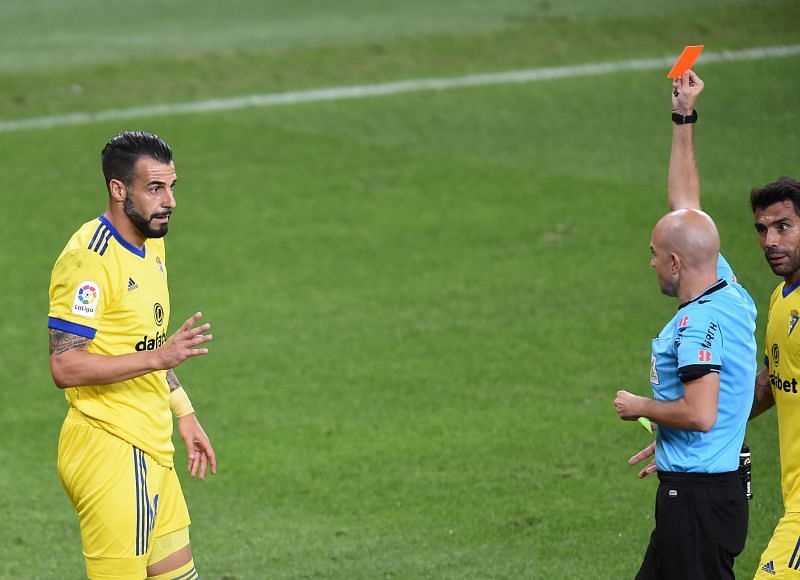 Cadiz CF striker Alvaro Negredo - La Liga Santander