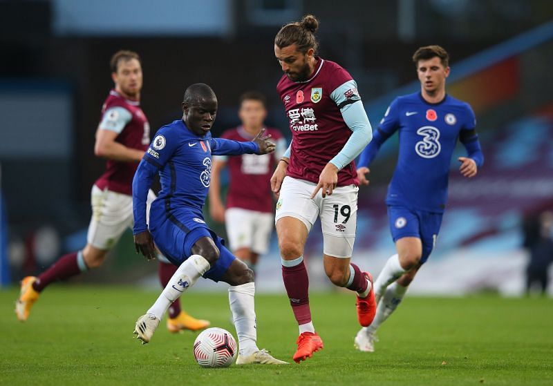 N&#039;Golo Kante (left)