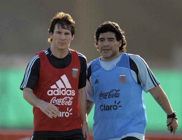 Lionel Messi and Diego Maradona had a special relationship