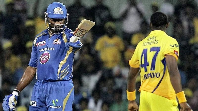 Kieron Pollard cheekily reminded Dwayne Bravo after MI&#039;s IPL 2020 win that he now has more T20 titles than him