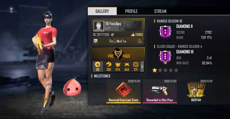TG FozyAjay: Real name, country, Free Fire ID, stats, and more