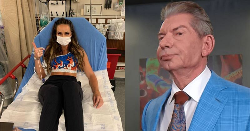 Chelsea Green and Vince McMahon.