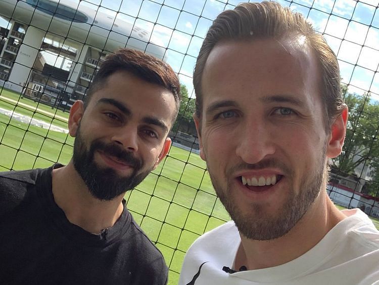 Virat Kohli and Harry Kane have interacted frequently on Twitter