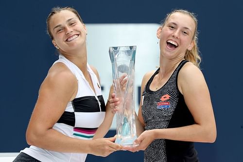 Doubles partners Aryna Sabalenka and Elise Mertens are the top two seeds at Linz