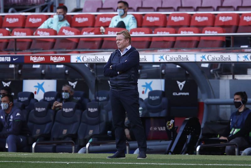 Ronald Koeman is facing a defensive injury crisis at Barcelona