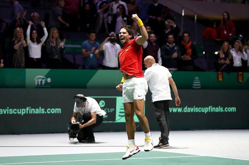 Rafael Nadal at the 2019 Davis Cup