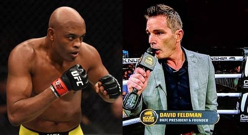 Anderson Silva (left); David Feldman (right)