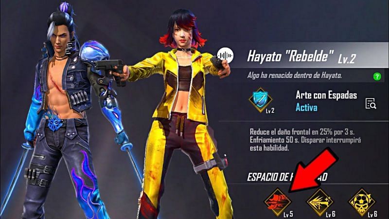 Kelly and Hayato are two of the most popular characters in Free Fire (Image via Noxinfluencer)