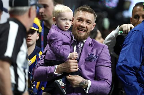 Conor McGregor and his son