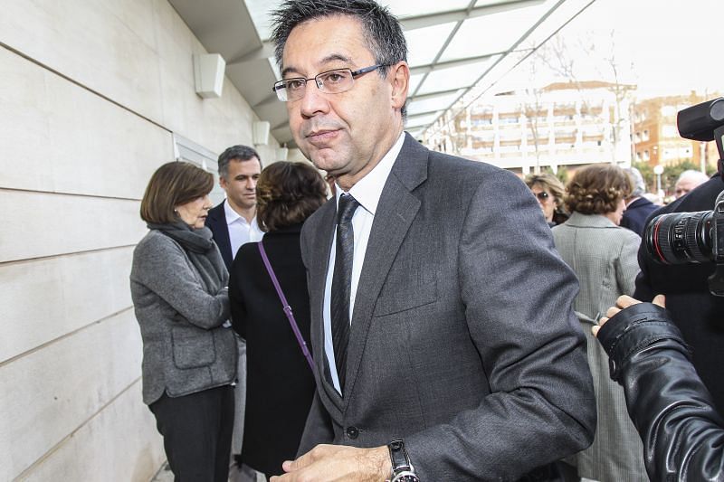 Josep Bartomeu resigned as Barcelona president earlier this month.