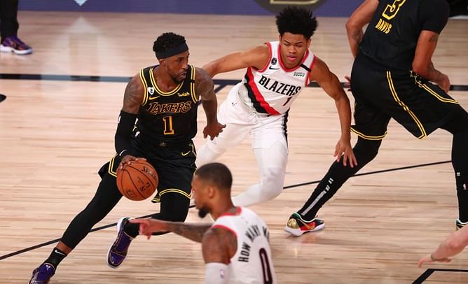 NBA Trade Rumors: Multiple teams interested in LA Lakers' Avery Bradley, KCP could be used as an asset to acquire DeMar DeRozan
