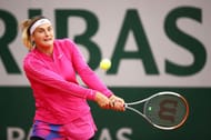 Aryna Sabalenka in action at the 2020 French Open
