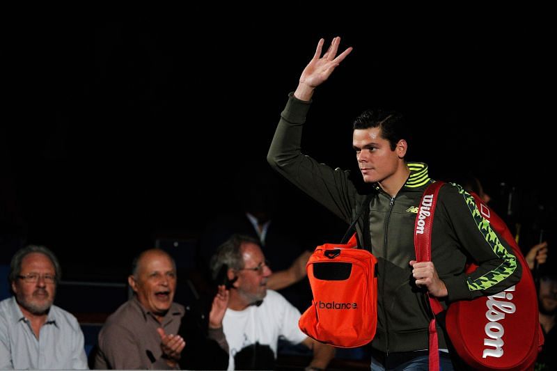 Milos Raonic finished runner-up at the 2014 Paris Masters