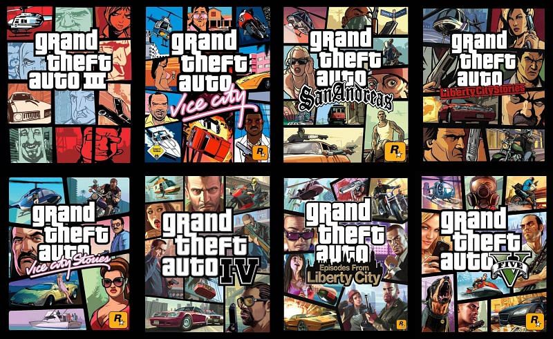 Top 5 GTA games based on their average critic reviews on Metacritic