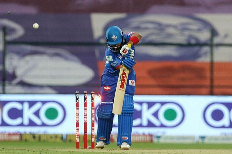 Prithvi Shaw&#039;s score was nothing close to the number on his back. [PC: iplt20.com]