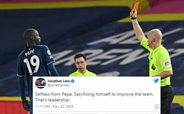 Twitter explodes as 10-men Arsenal hold Leeds United to a goalless draw