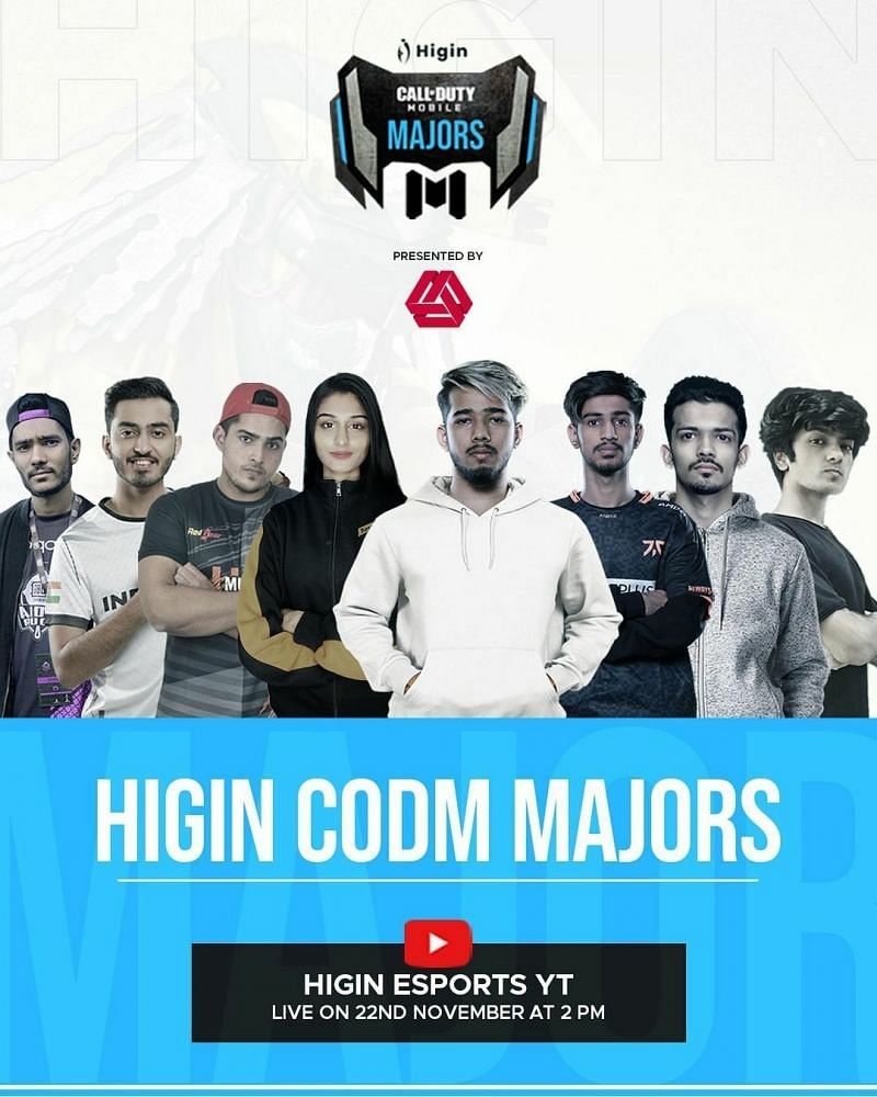 The Higin COD Mobile Majors poster