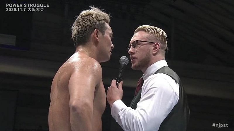 Kazuchika Okada looks for revenge on Will Ospreay at Wrestle Kingdom 15.