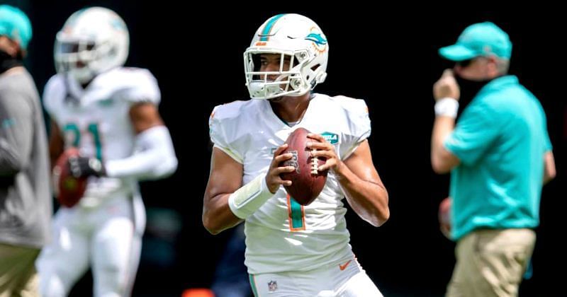 Dolphins&#039; first-round pick Tua Tagovailoa got his first career start in Week 8 against the Los Angeles Rams