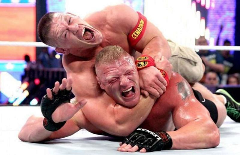 John Cena and Brock Lesnar