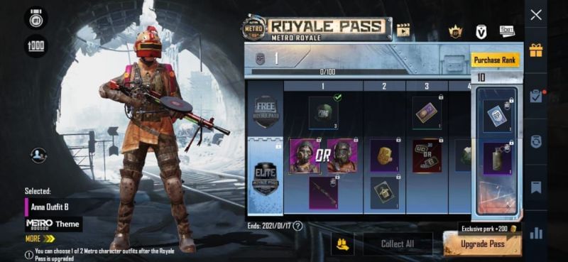  PUBG Mobile Season 16 skins outfits and RP rewards