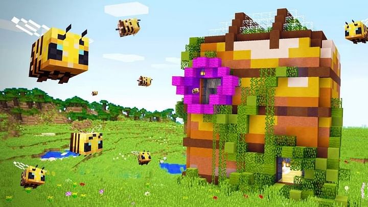 How to craft a Beehive in Minecraft