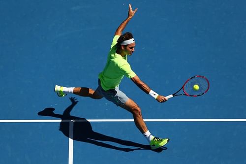 Roger Federer at the 2015 Australian Open