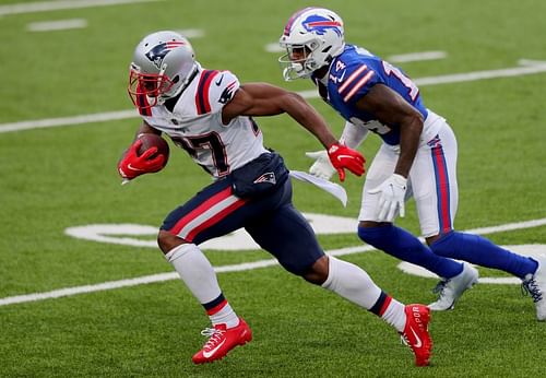 New England Patriots' J.C. Jackson (#27)