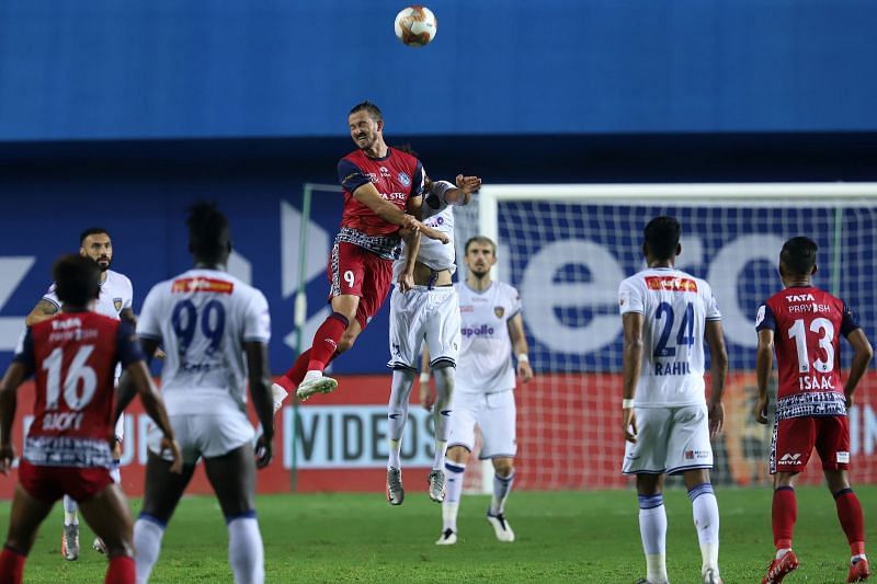 Jamshedpur FC v Chennaiyin FC (Photo Courtesy: ISL Media)