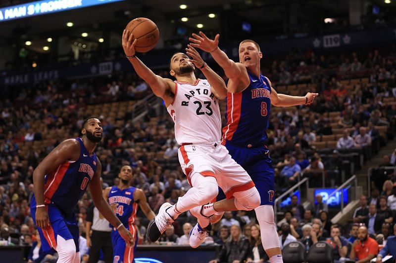 Fred VanVleet against the Detroit Pistons