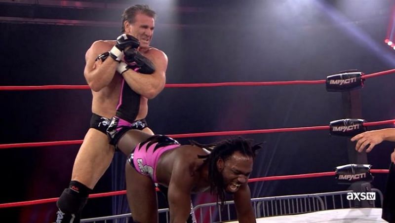 The IMPACT Wrestling World Champion was in serious trouble against Ken Shamrock