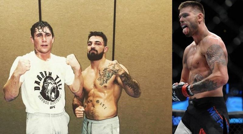 Darren Till (left); Mike Perry (center); Tim Means (right)