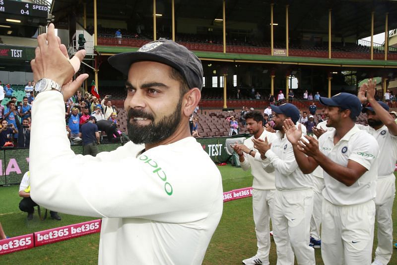 Virat Kohli after the 4th Test in Sydney ended in a draw