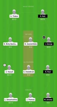 Dream11 Team for Southern Crusaders vs Msida Warriors- ECS Malta 2020.
