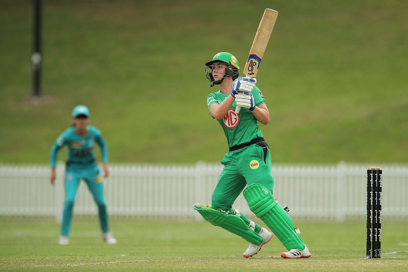 Nat Sciver in action for the Melbourne Stars.