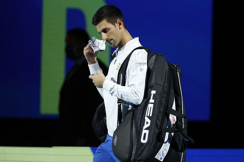 Novak Djokovic at the Nitto ATP Finals