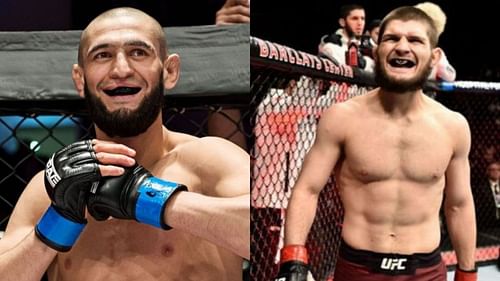 Khamzat Chimaev and Khabib Nurmagomedov