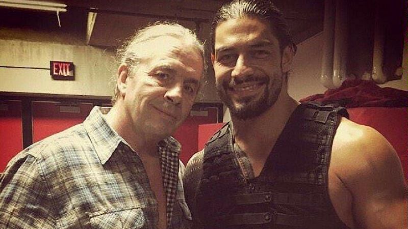 Bret Hart and Roman Reigns