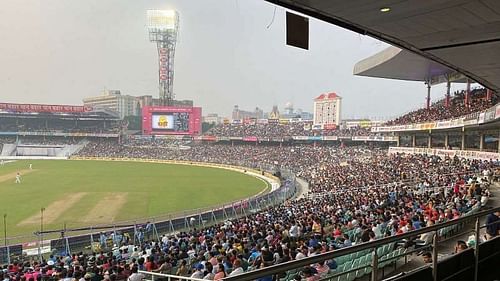 The CAL vs TMC match will take place at Eden Gardens. (Image Courtesy: Twitter)