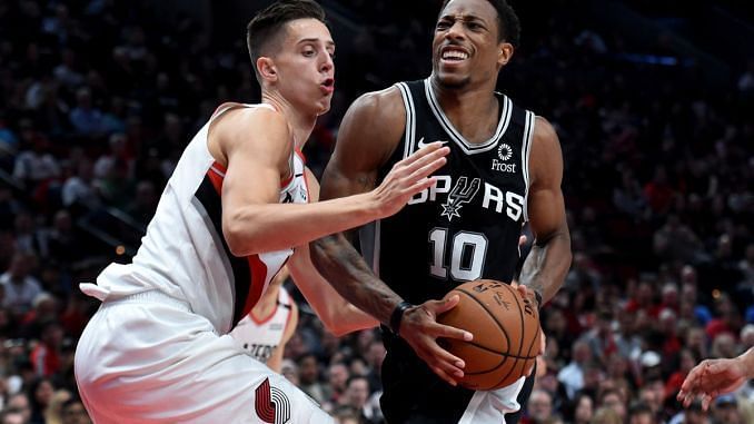 DeMar DeRozan vs Trailblazers